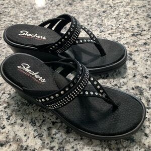 Skechers Black Women's Sandals